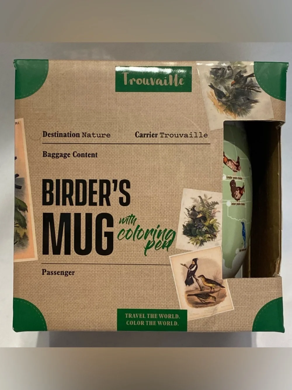 Trouvaille Birder's Mug, NIB - Picture 3 of 3